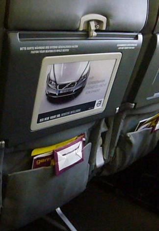 Aircraft Seat Back Advertising
