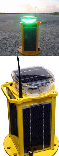 Solar Powered Elevated Runway Guard Lights