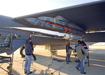 X-51A WaveRider gets first ride aboard B-52